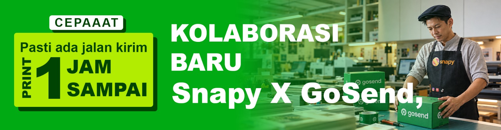 Kolaborasi Baru Snapy X Gosend