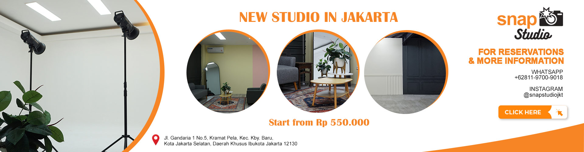 Snap Studio Terbaru di Jakarta