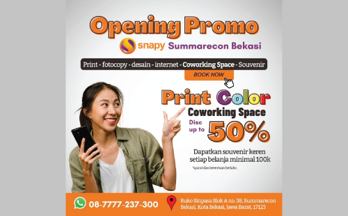 Promo Oppening Snapy Summarecon Bekasi