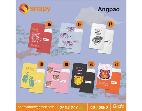 Angpau Sticker Plakat