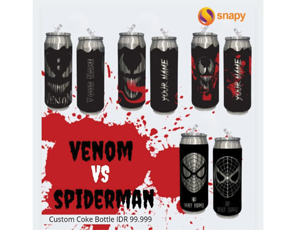 Botol Venom | Botol Spiderman